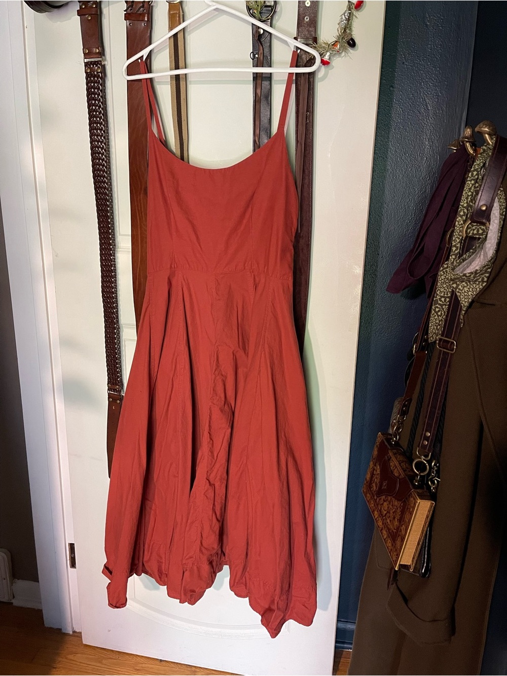 Burnt Orange 100% Cotton Dress